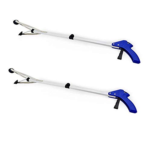 2 Pcs Foldable Long Arm Reacher Grabber M451997