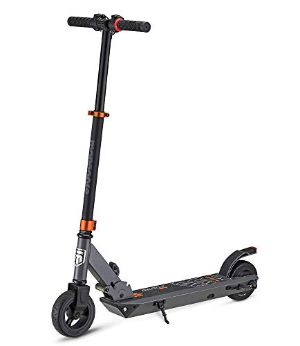 Electric Kids Scooter with Aluminum Handlebars and Frame, Rear Foot Brake Q8716