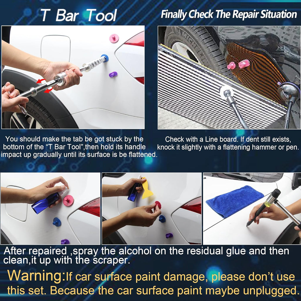 98pcs Paintless Dent Repair Kit G82406