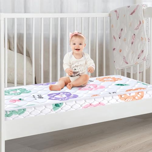 Dual-Sided Baby Crib Mattress and Toddler Mattress 52" x 27.6" x 5" S322