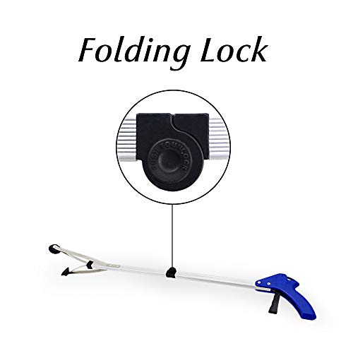 2 Pcs Foldable Long Arm Reacher Grabber M451997