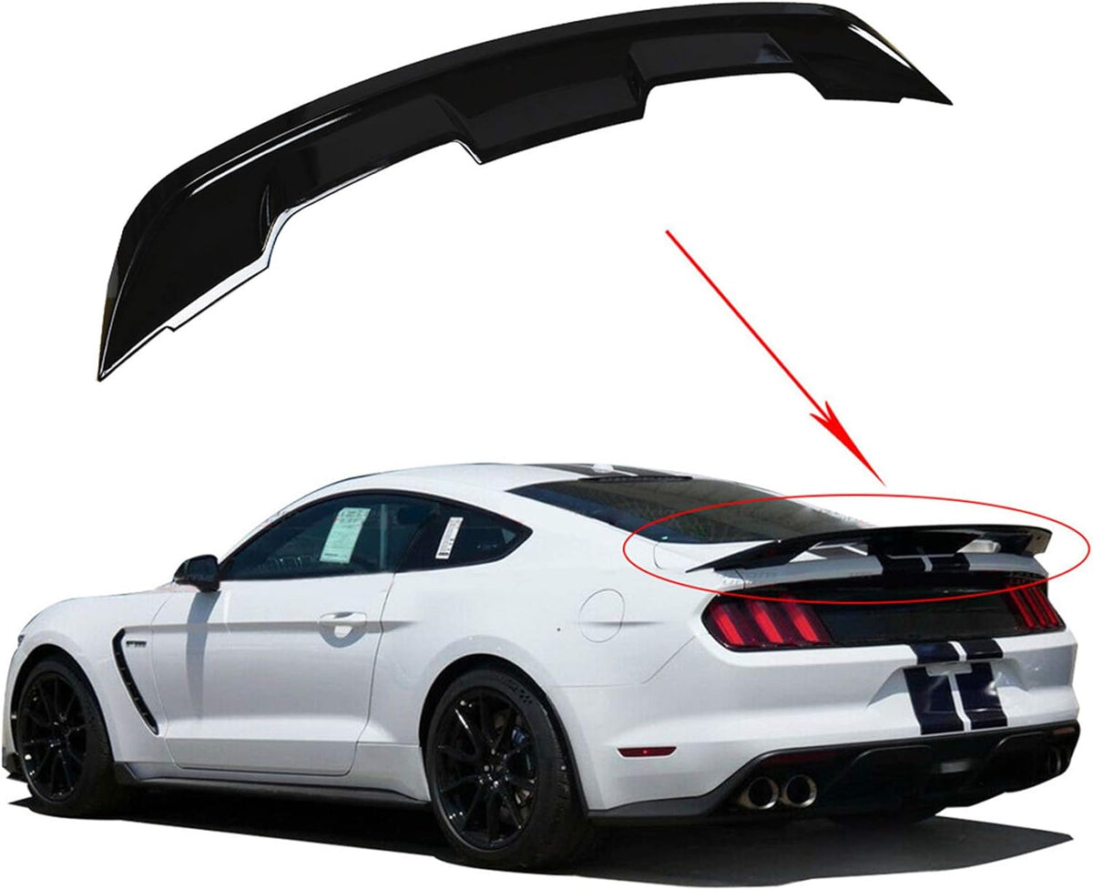 Glossy Black Trunk Spoiler Wing for Ford Mustang A361733