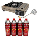 Dual Fuel Portable Camping Stove with Carrying Case X87502