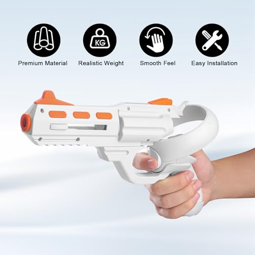 VR Handle Accessories, Gun Stock, Weighted Controller Grips A4784
