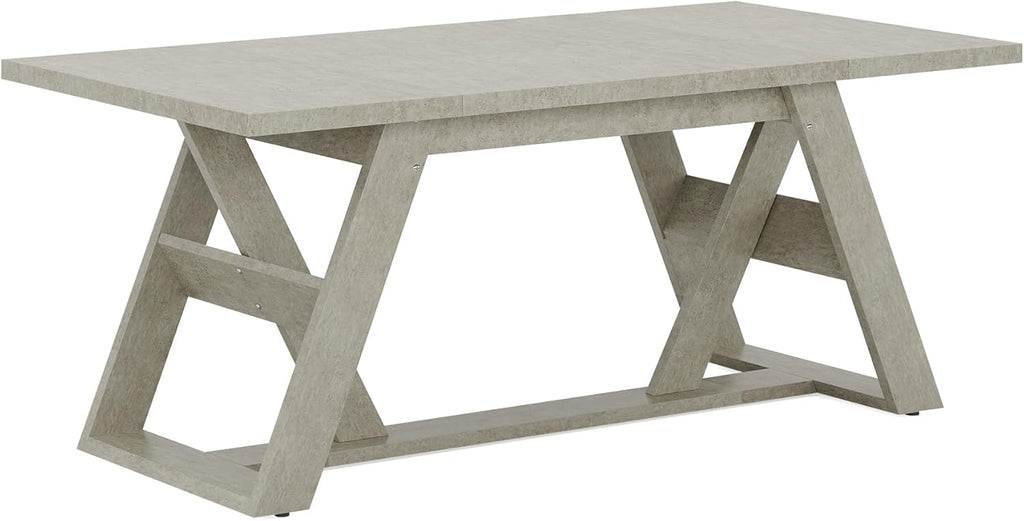 Gray Wood Dining Table L28663