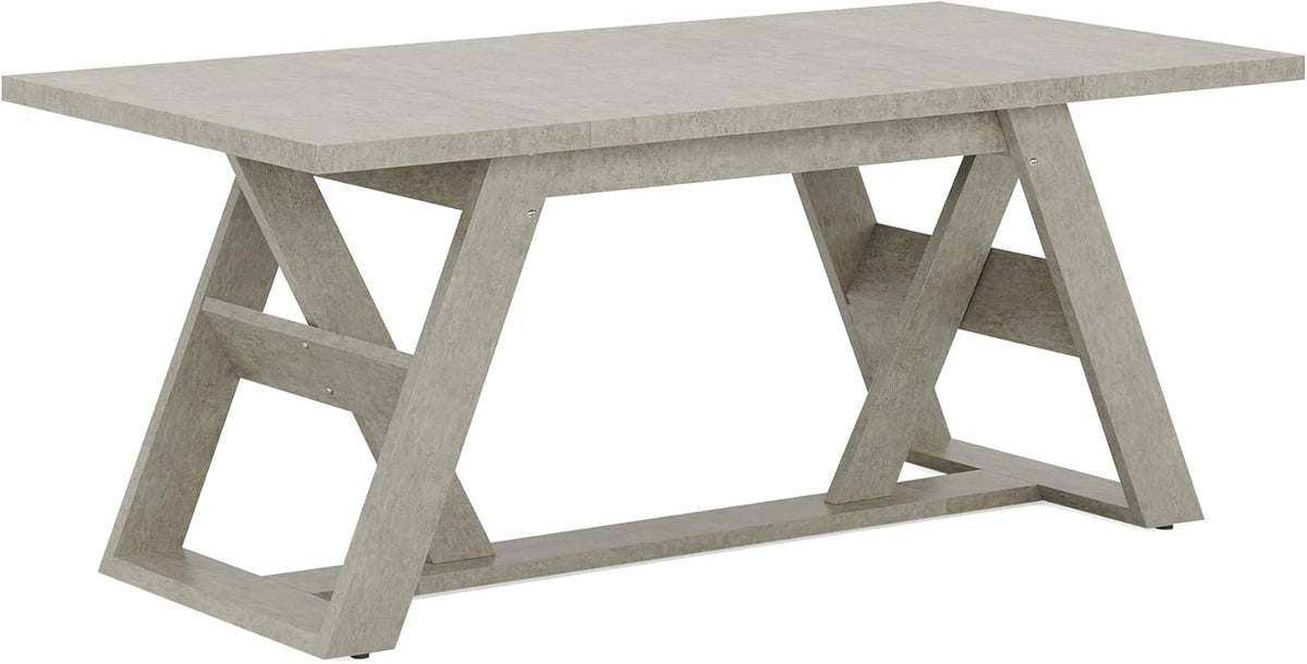 Gray Wood Dining Table L28663