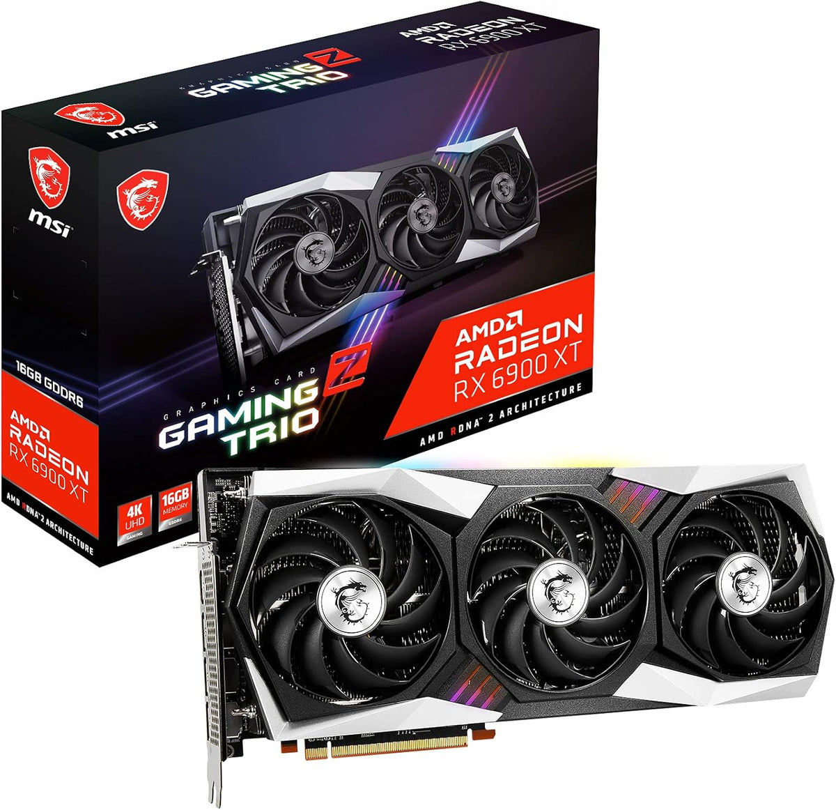 16GB GDDR6 AMD Radeon RX 6900 XT Graphics Card Q2810