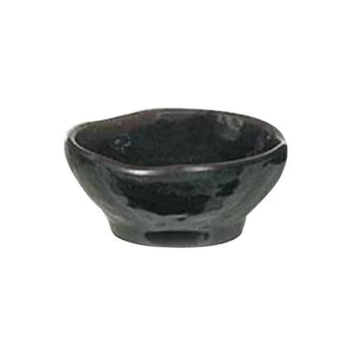 Black 10 oz Melamine Rice Bowl C11049