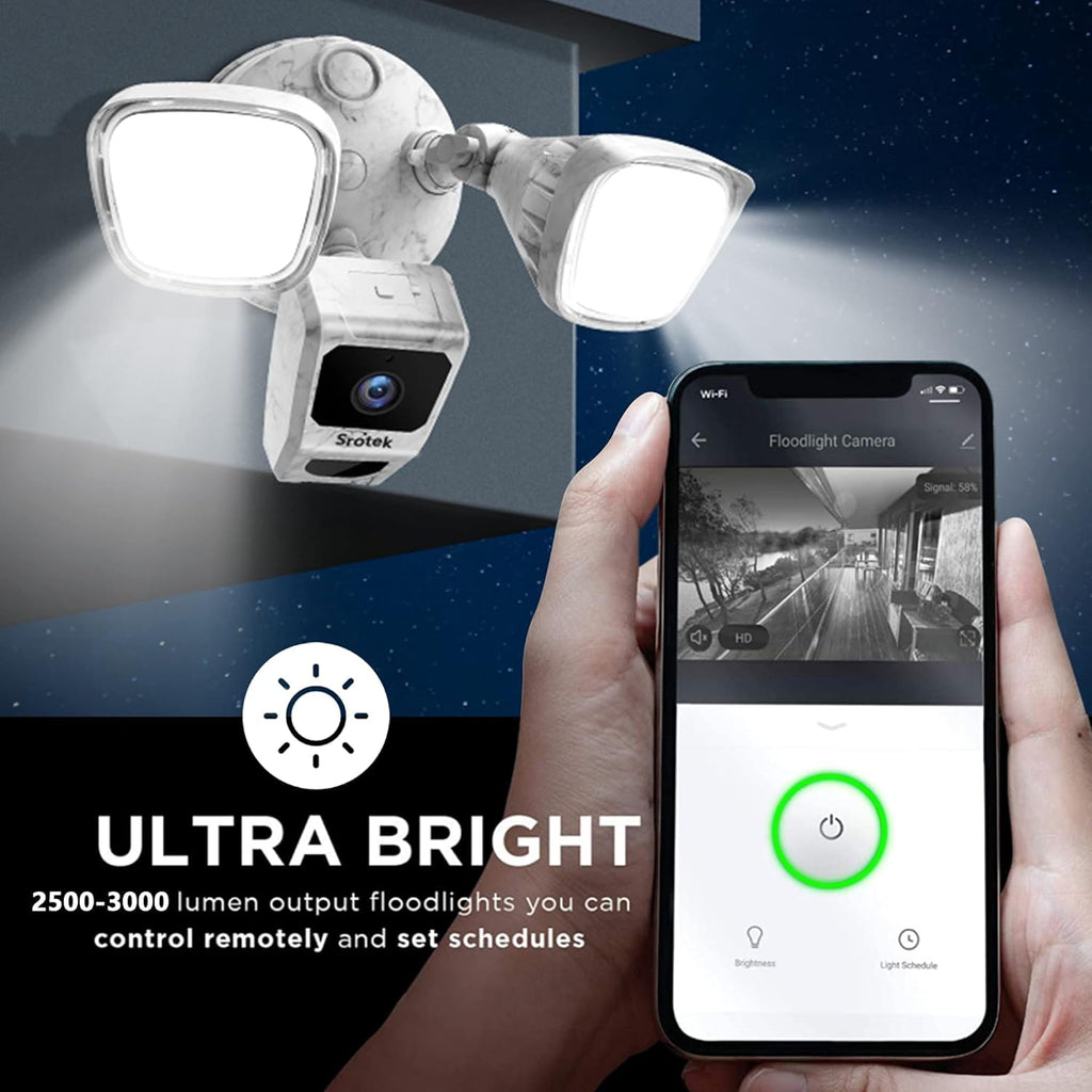 Wireless Outdoor 1080P HD Floodlight Security Camera C8984