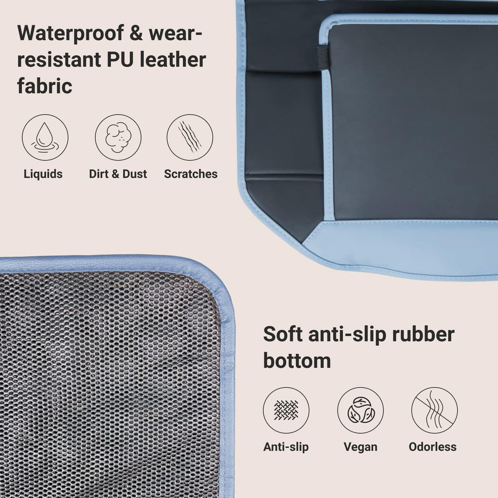 Black Navy Blue Car Seat Organizer B665