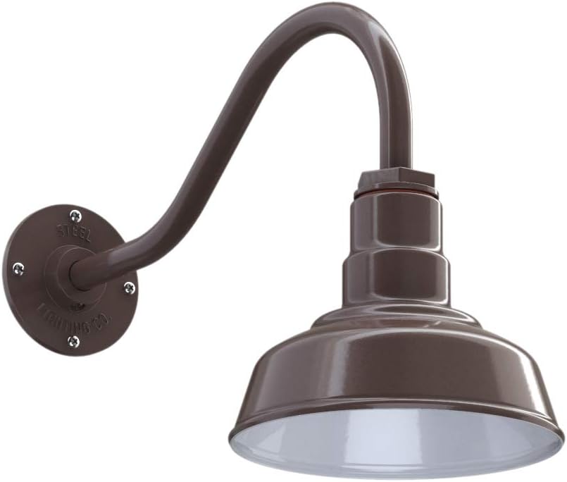 Galvanized 8 in Dome Outdoor Wall Mounted Barn Light I948