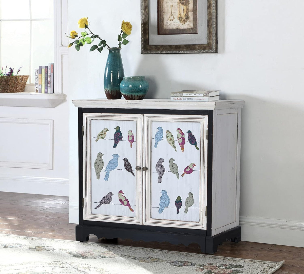 White 2 Door Storage Cabinet H676
