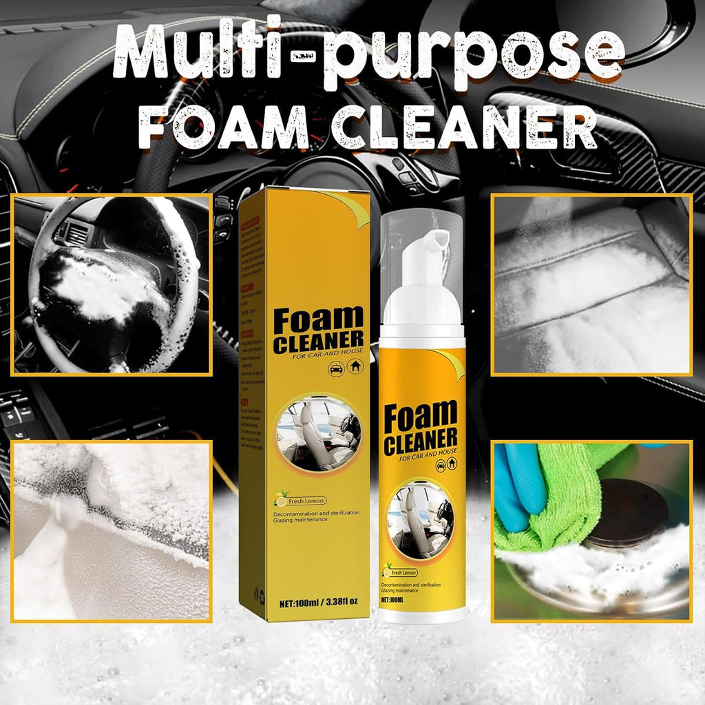 2PCS Multipurpose Foam Cleaner Lemon Flavor (100ml*2) W796264