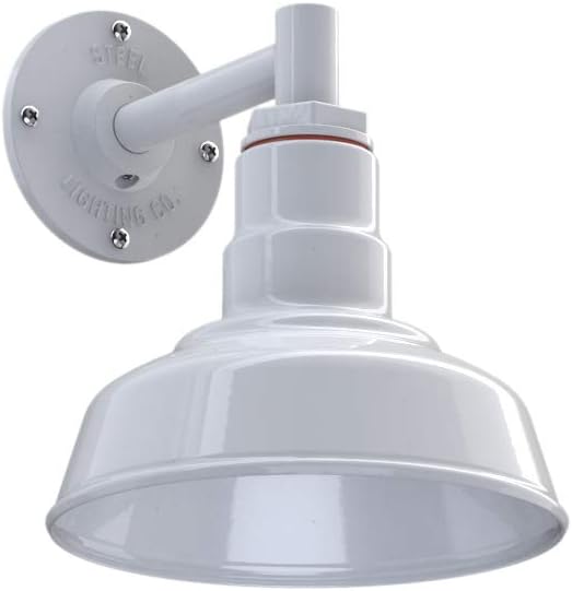 Galvanized 8 in Dome Outdoor Wall Mounted Barn Light I948