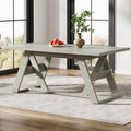 Gray Wood Dining Table L28663
