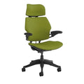 Walnut Ginkgo Fabric Ergonomic Office Chair with Headrest I2277