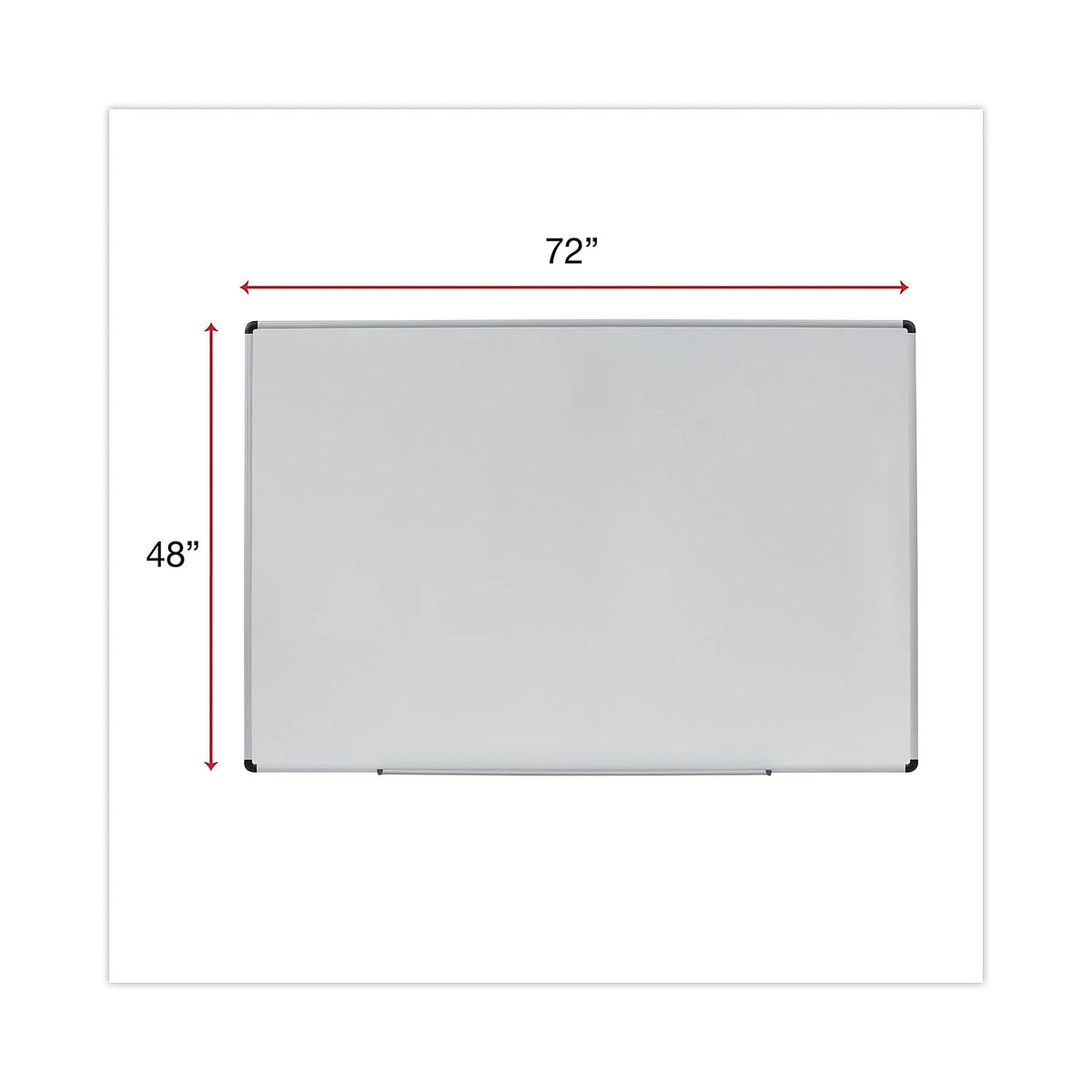72" x 48" Aluminum Finish Dry Erase Board F363828