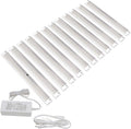 White 12 Panels 12 inch LED Dimmable Under Cabinet Lighting Kit M945377