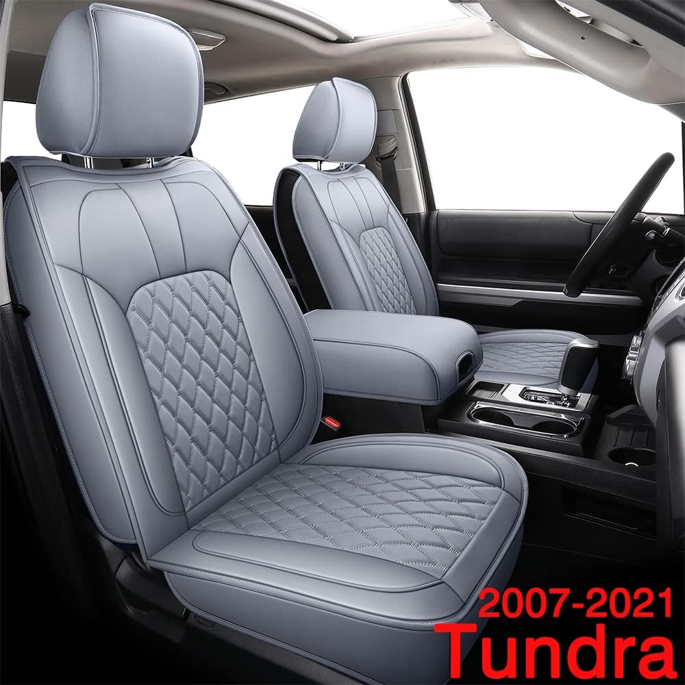 Black Red Full Set Water Proof Faux Leather Car Seat Covers R75031