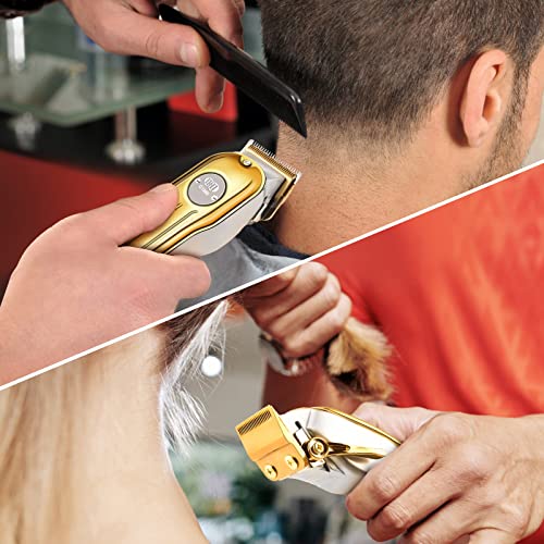 Hair Clippers, 12Pcs Cordless Rechargeable LCD Display Hair Beard Trimming Kit U42630
