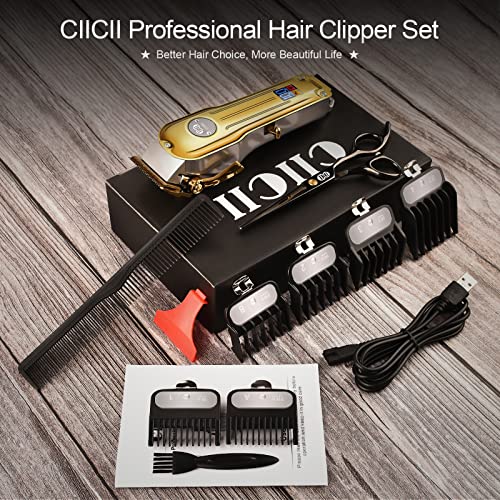 Hair Clippers, 12Pcs Cordless Rechargeable LCD Display Hair Beard Trimming Kit U42630