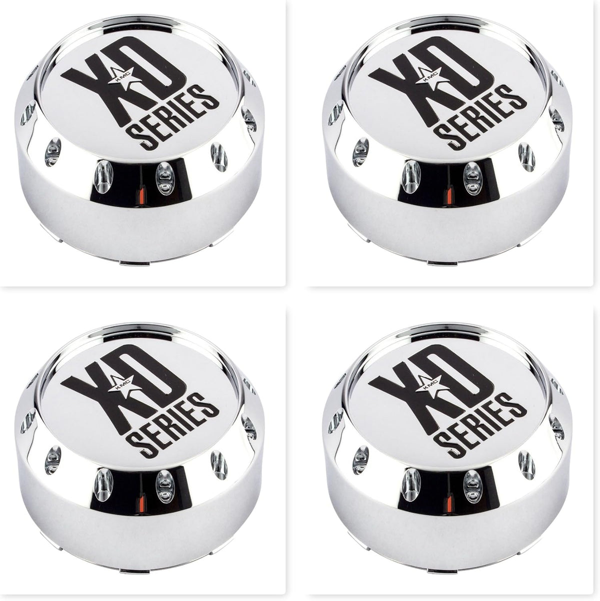 4 Pack Chrome Wheel Center Cap V3849