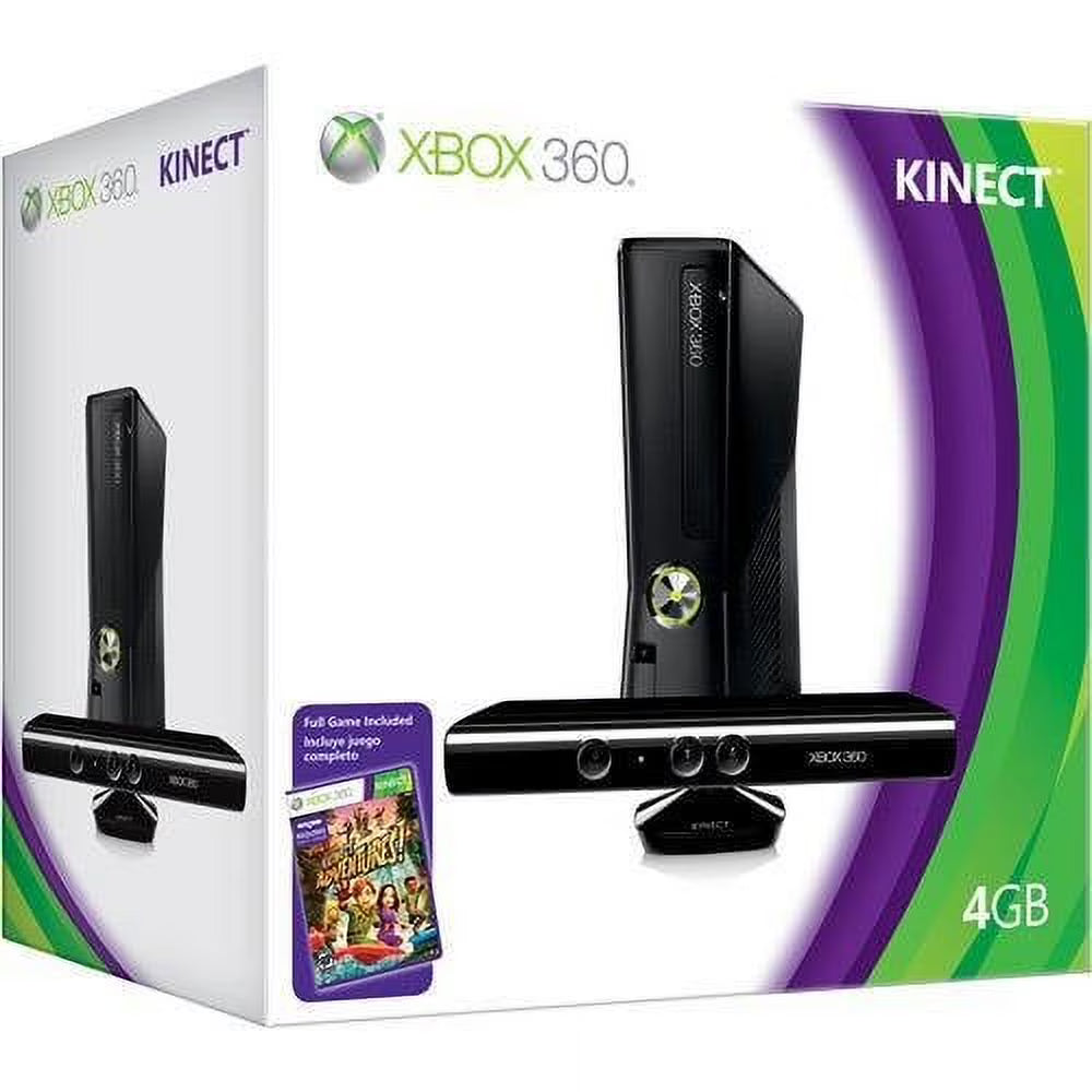 Xbox 360 S 4GB Game Console Kinect P8492