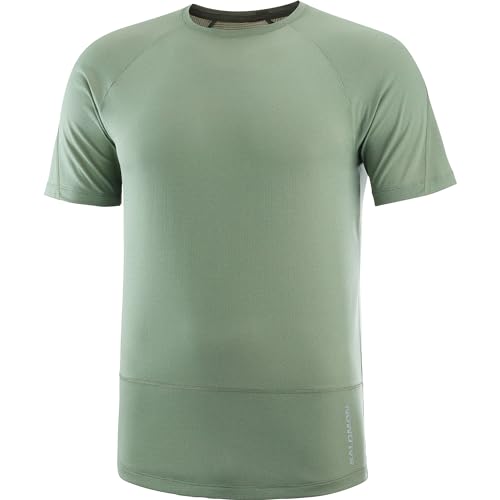 Men's Cross Run Ss Tee M-Citronelle-Sulphur S V6407