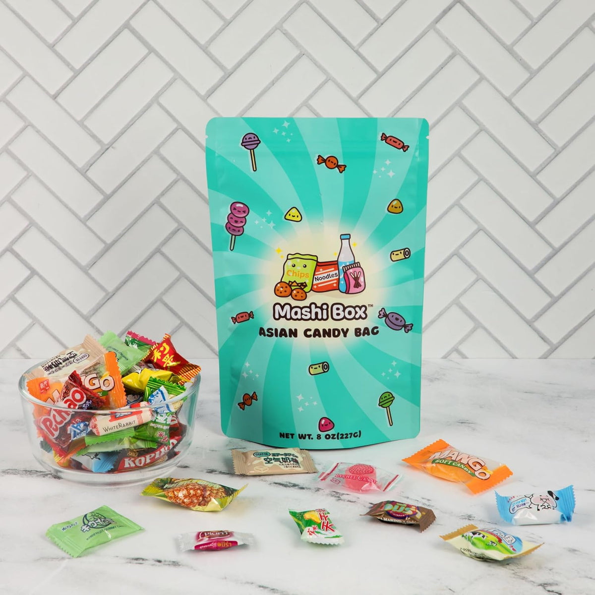 40 PCS Asian Candy Variety Pack N912694