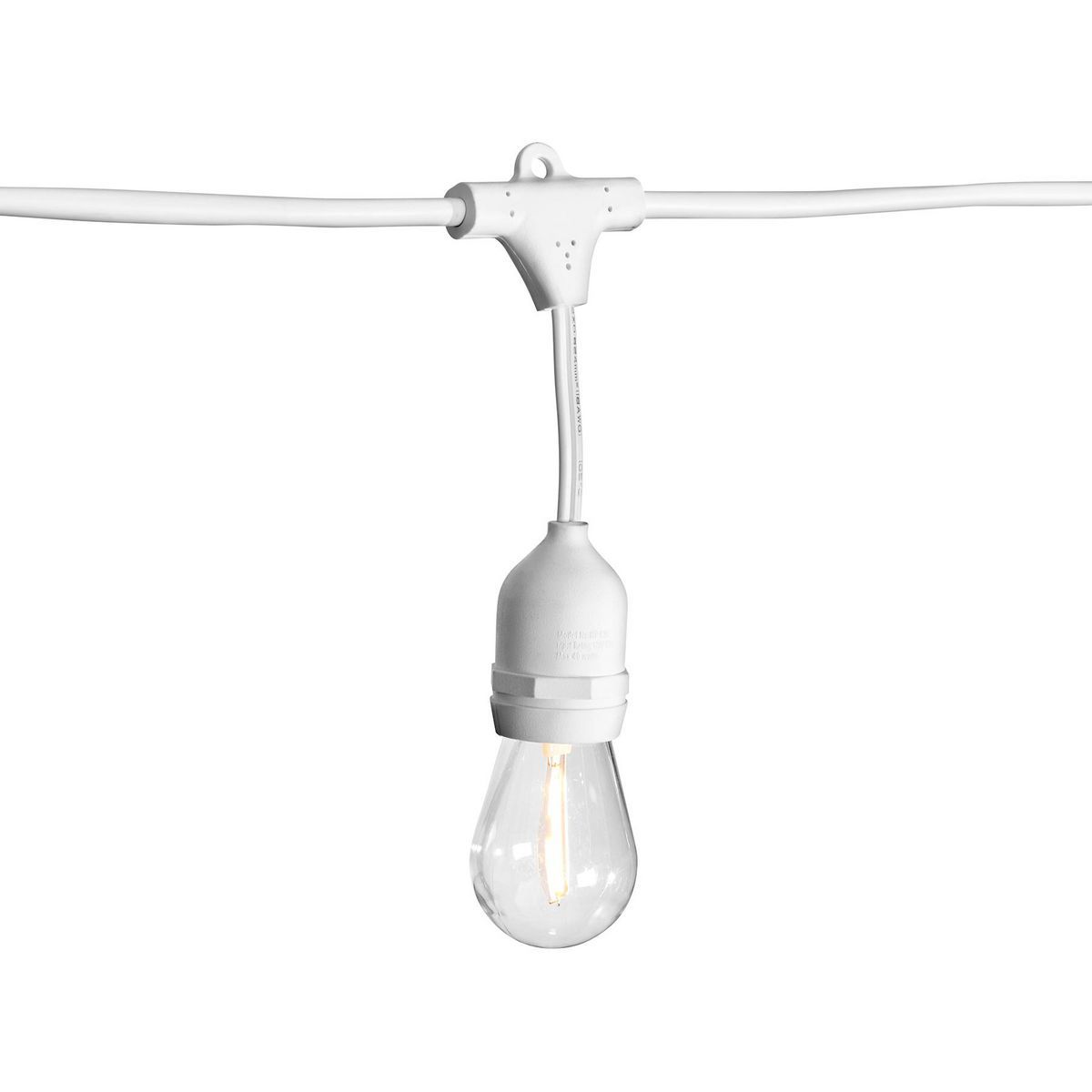 Black LED Outdoor String Lights O287368