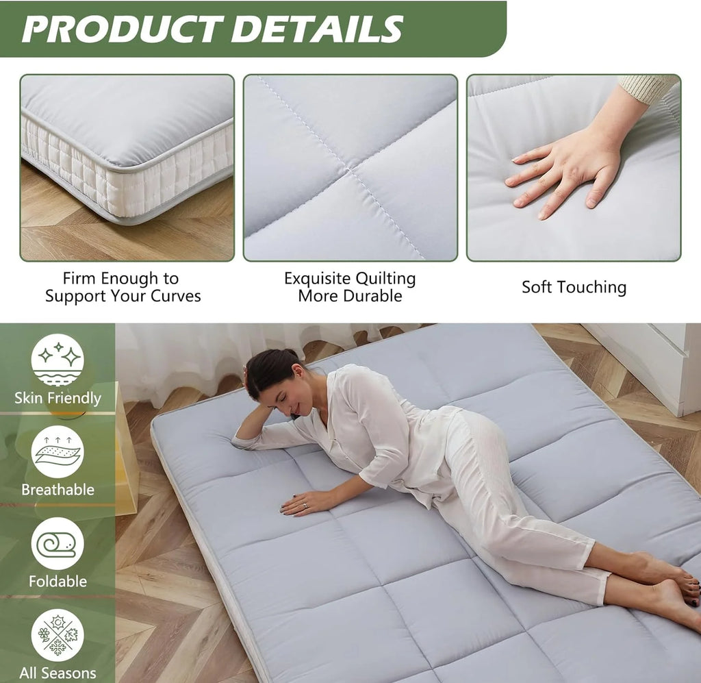 Japanese Floor Futon Mattress Thicken Foldable Roll Up Sleeping Pad J178811