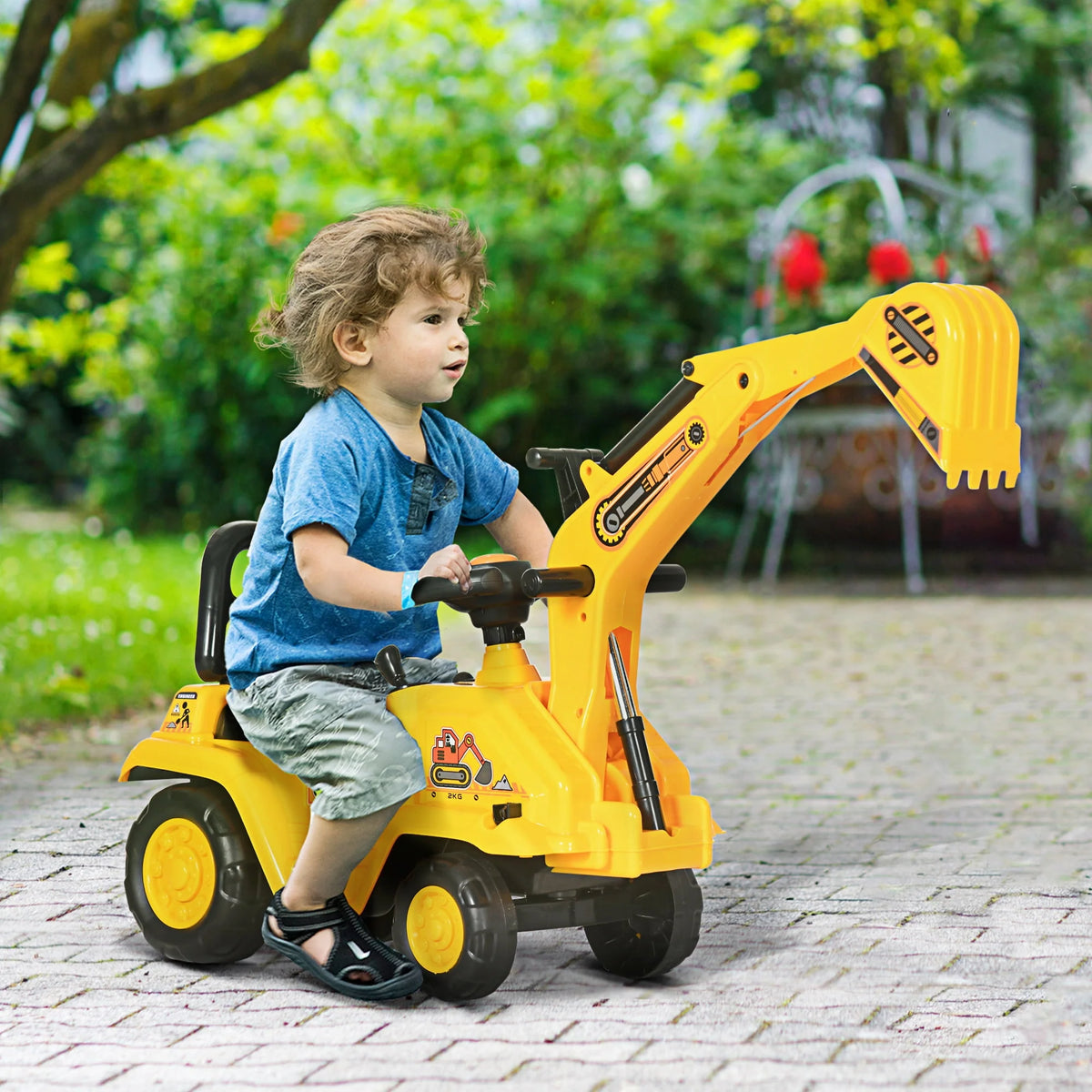 Kids Ride on Tractor with Storage U325