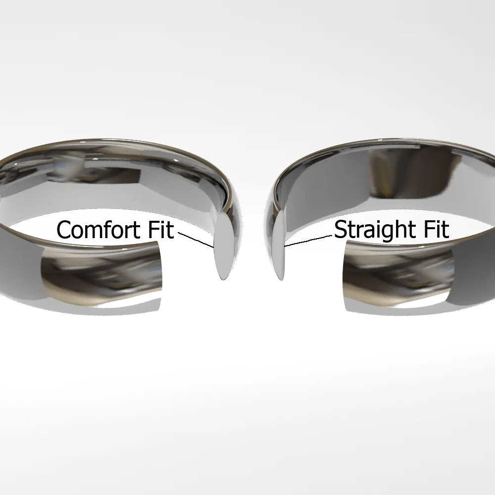 Black Diamond Hammer Finish Comfort Fit Mens Wedding Band Ring Sz 10.0 D1156