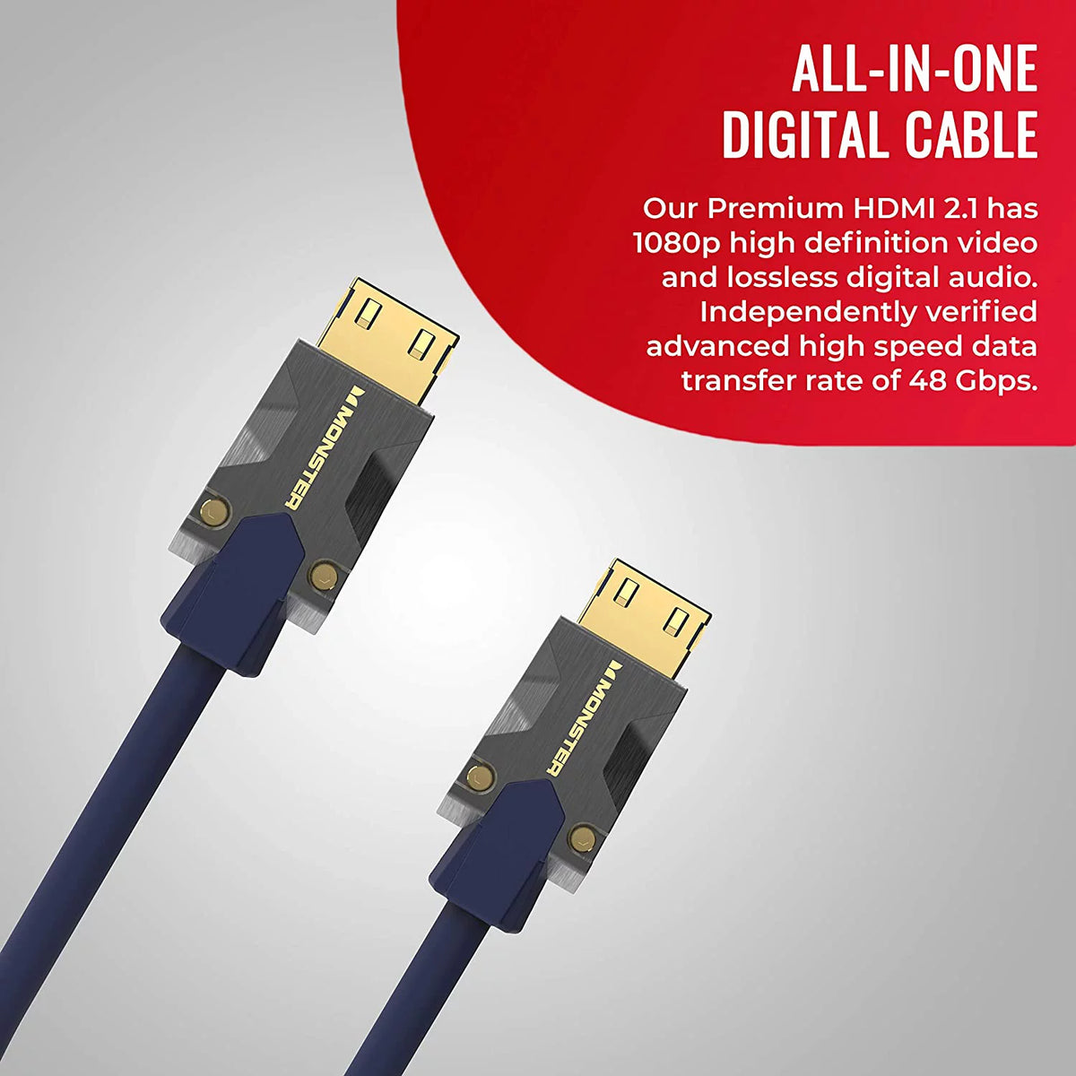 Blue 8K High Speed HDMI 2.1 Cable F67210