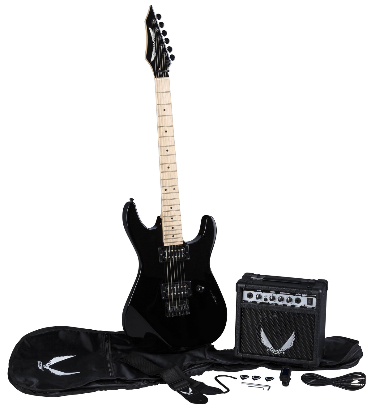 Classic Black Electric Guitar Pack Q46391