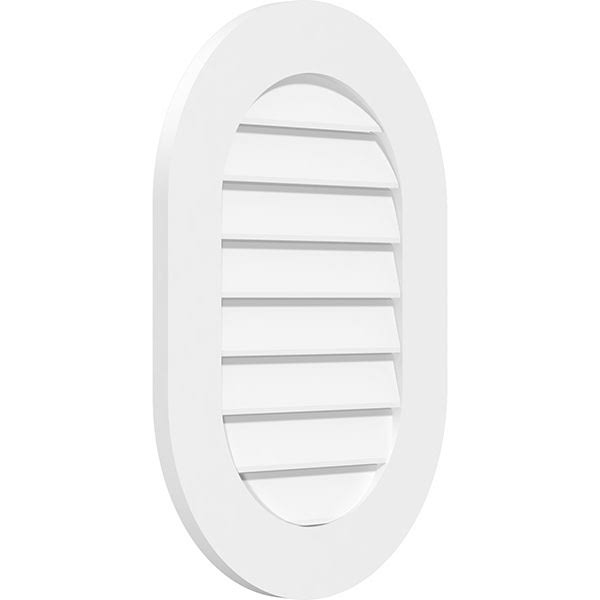 26x22W x 38x22H Vertical Round Ended Surface Mount PVC Gable Vent H257310