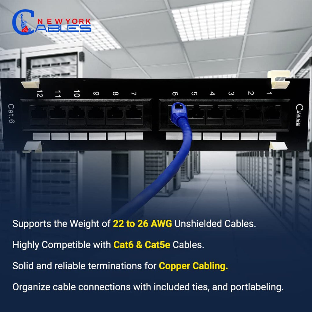 24 Port Cat6 Patch Panel Z662
