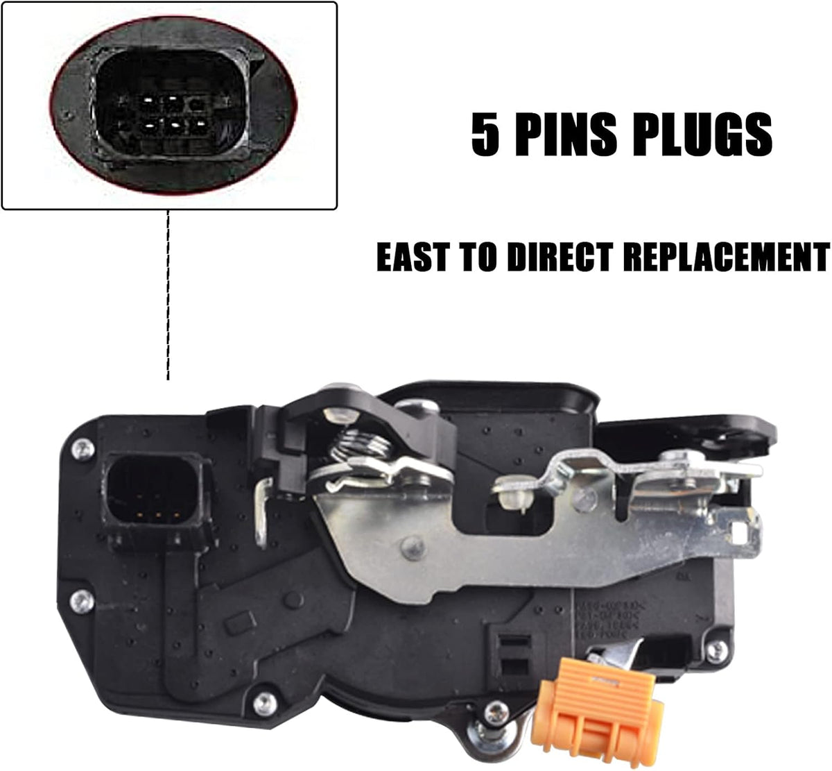 Power Door Lock Actuator Motor Front Right Passenger Side Pack of 2 C99266