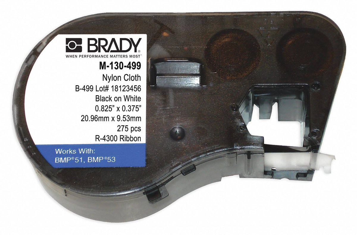 Black on White Cartridge Label B81556