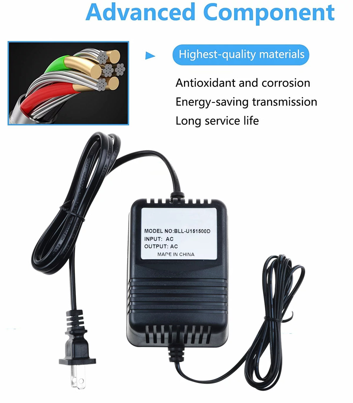 Compatible AC Power Adapter Replacement J804