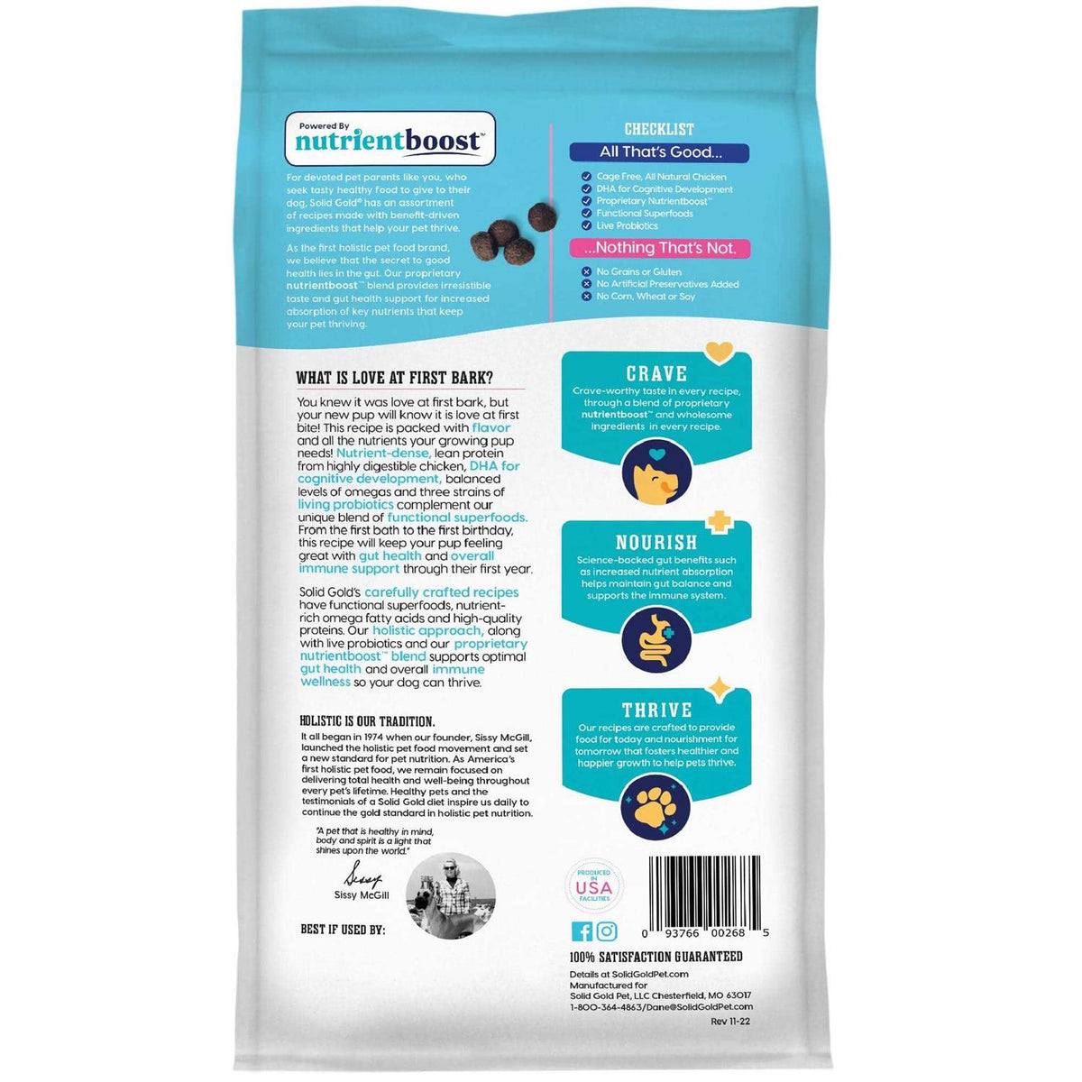 Solid Gold Chicken Dry Dog Food I862620