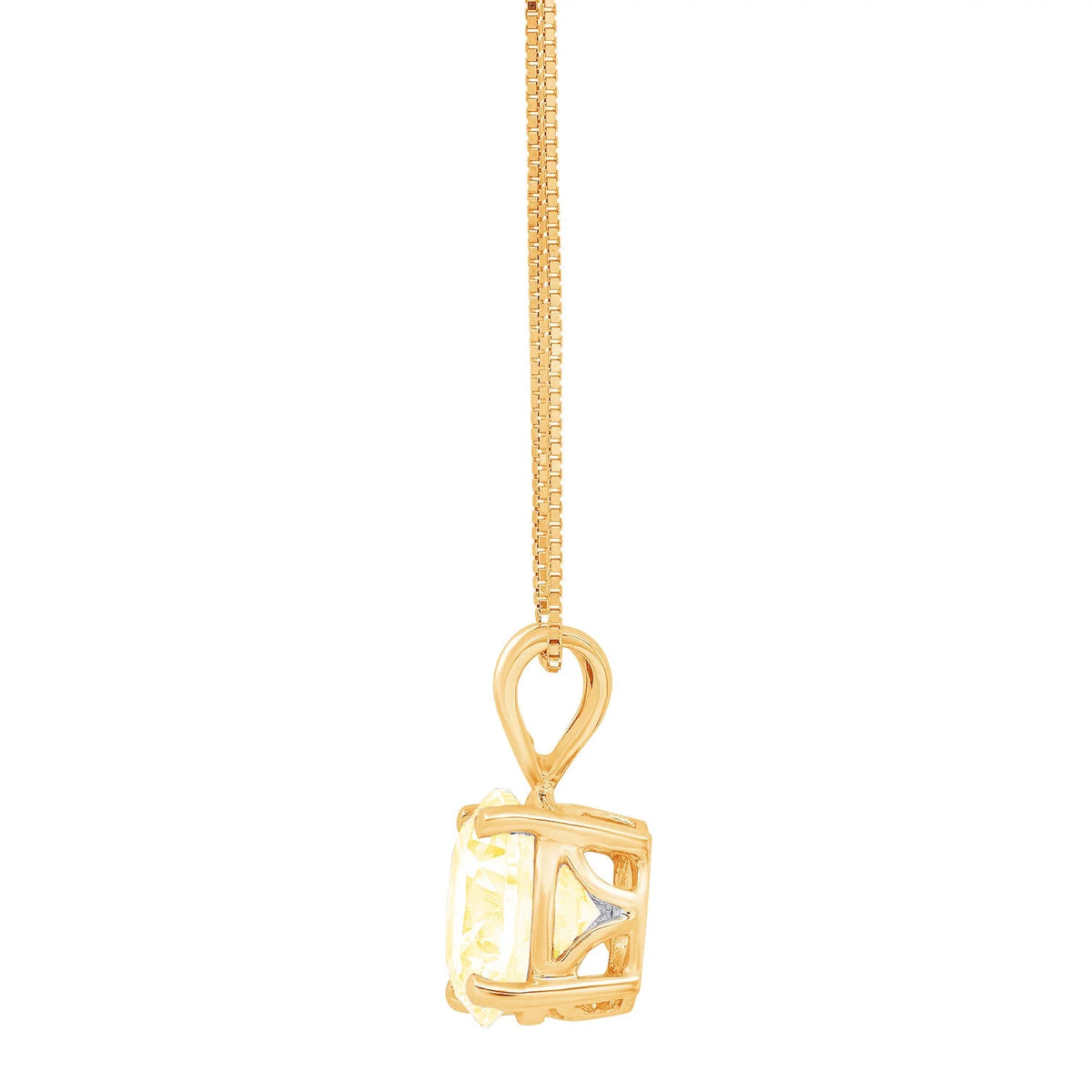 14k Yellow Gold Pendant with 16" Chain E6356