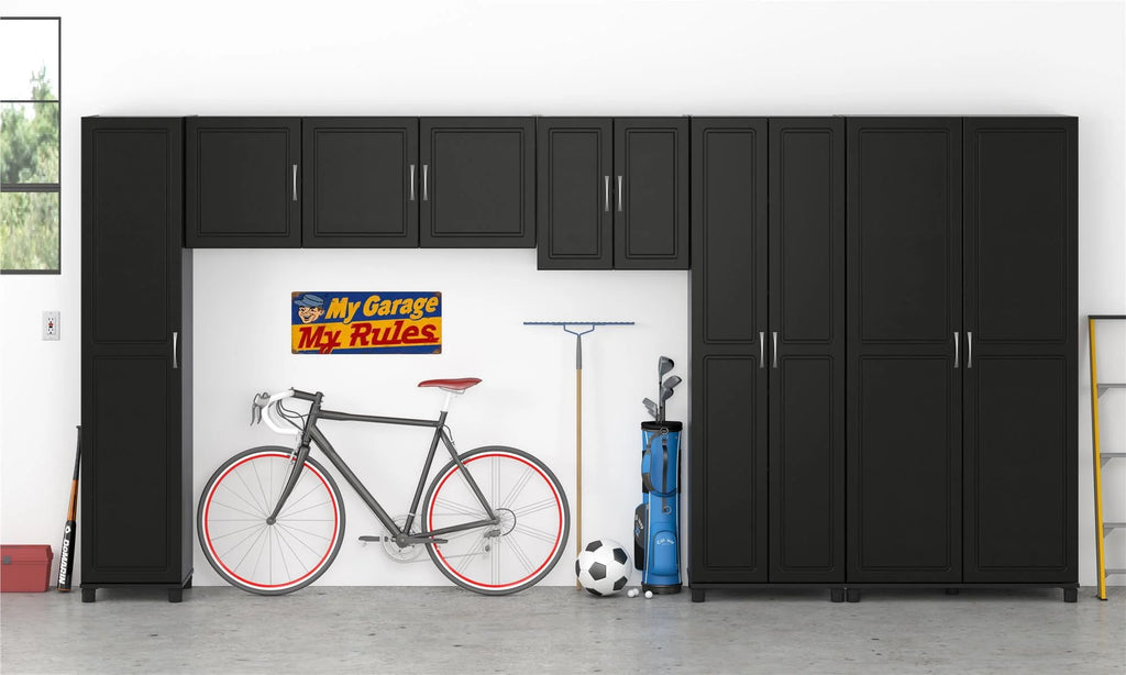 White Garage Storage Wall Cabinet S470