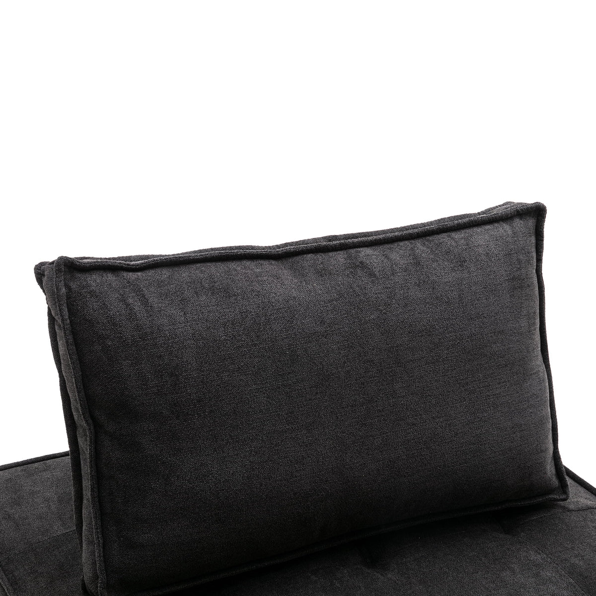 Black Ottoman Barrel Chair U113