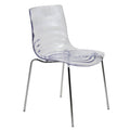 Clear Plastic Dining Chair E6045