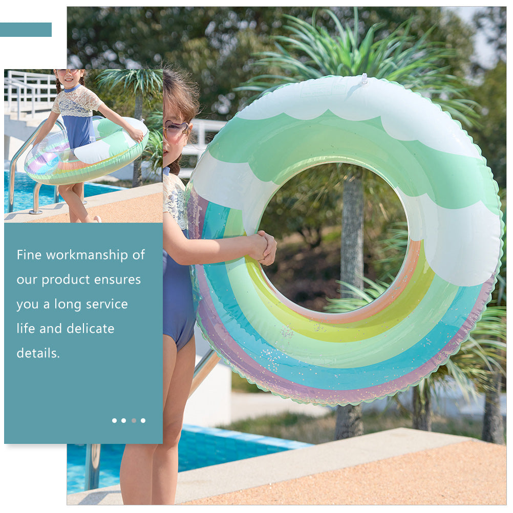 Floating Swimming Ring Inflatable Sequin Design F763