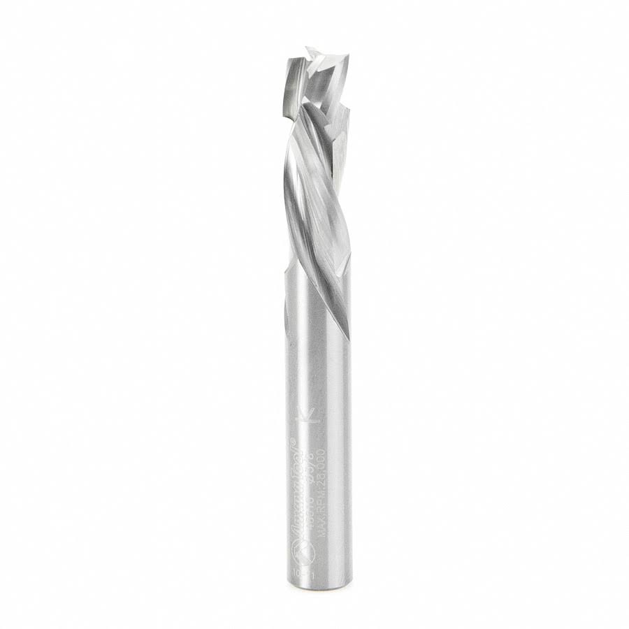 CNC Solid Carbide Compression Spiral 3 Flute 3/8 Dia 1-1/8 3/8 Shank P139250