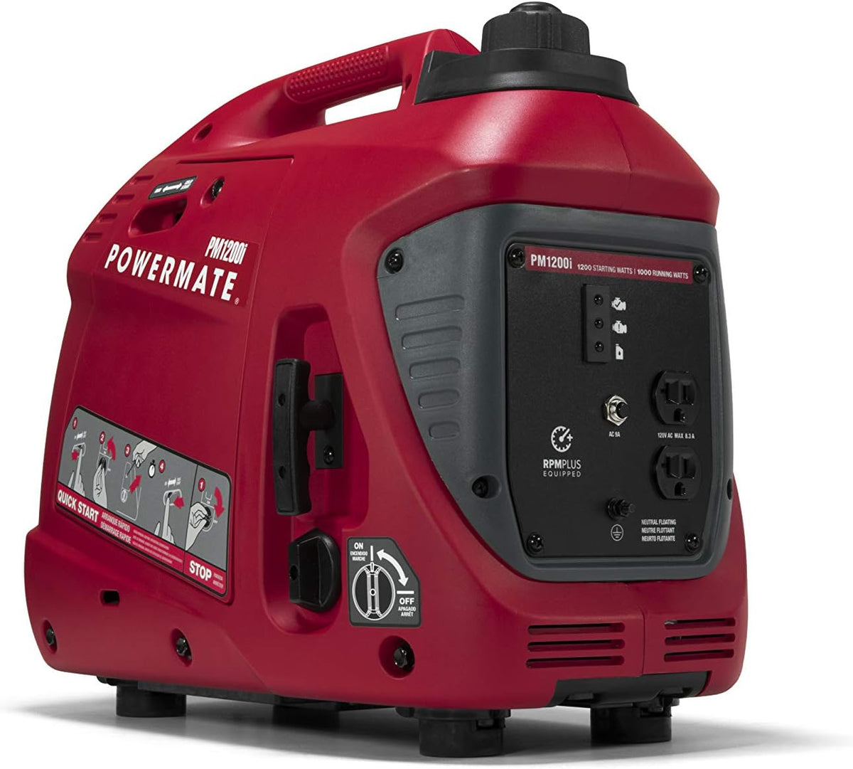 Red Black 3800 Watt Gas Generator E19342