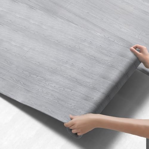 Peel and Stick Vinyl Floor Tile Roll Wood Plank Sticker U262769
