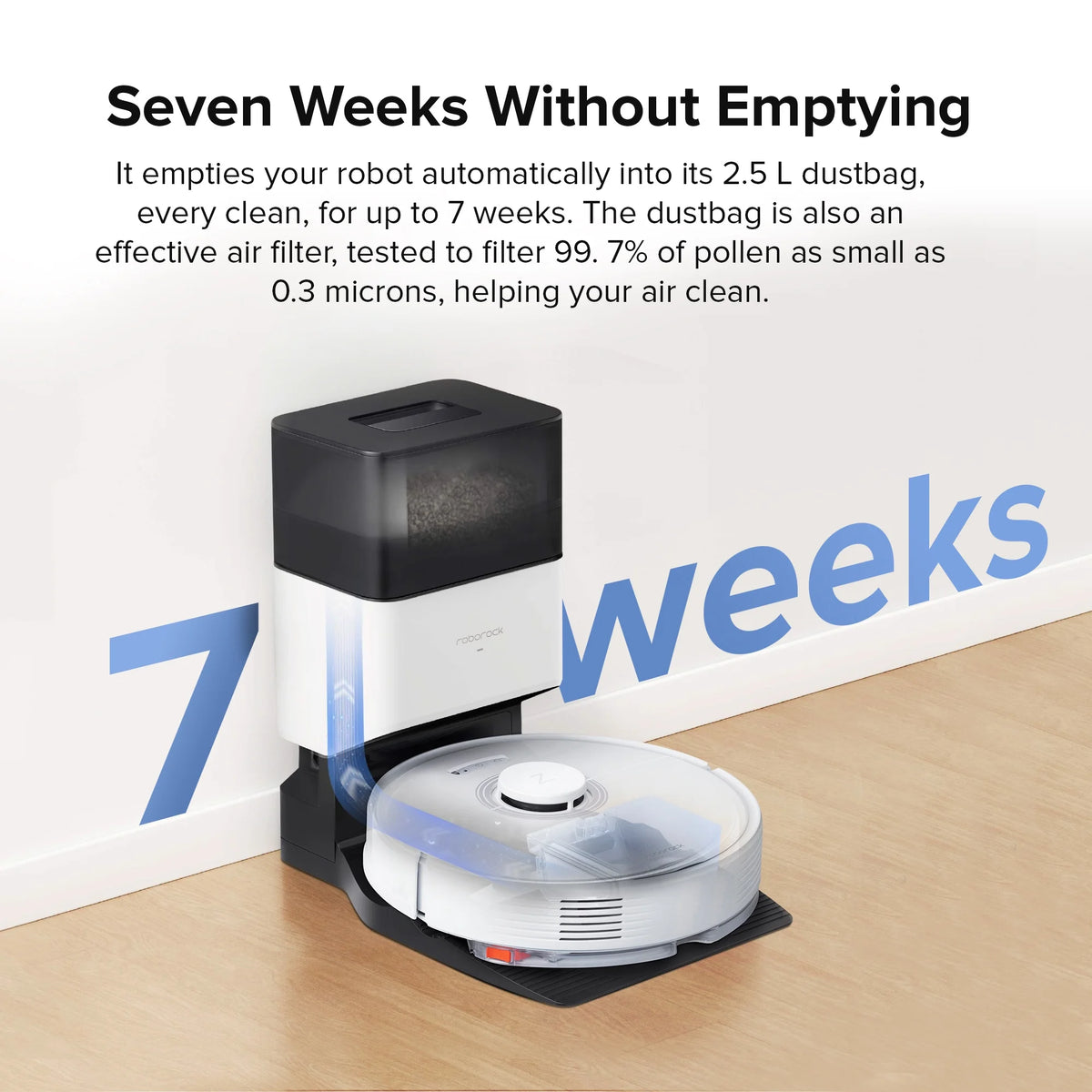 Robot Vacuum Cleaner with Auto-Empty Dock O1726